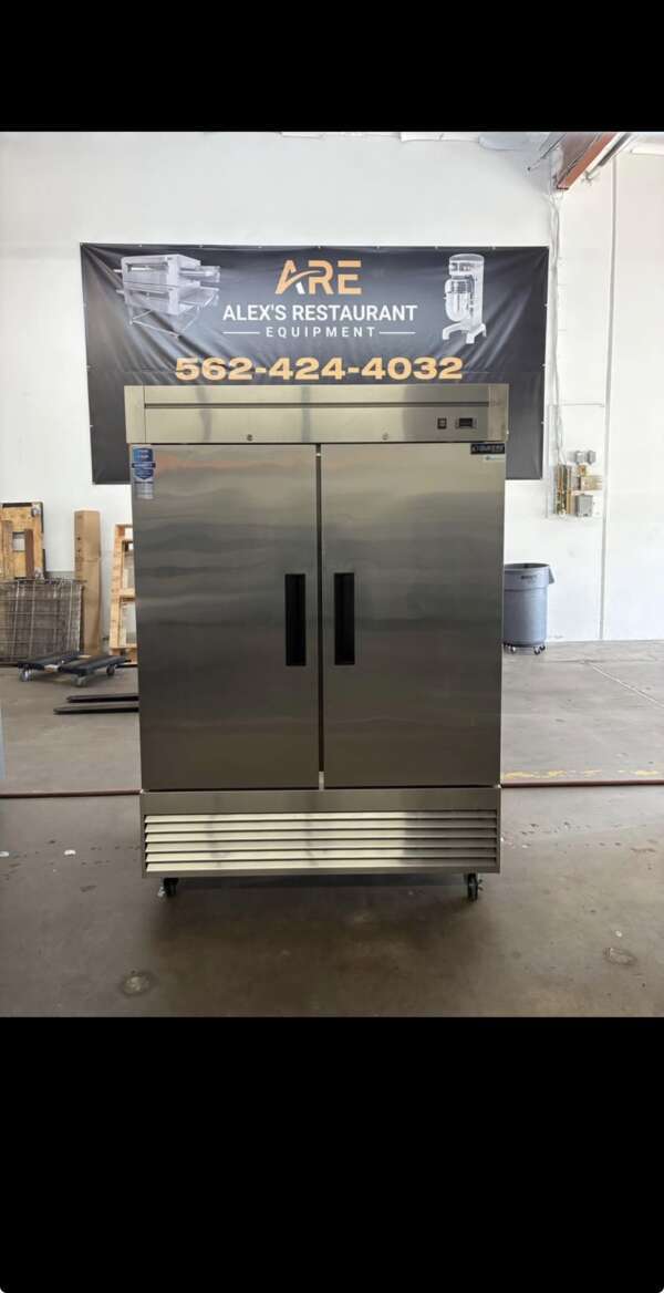 Dukers D55R bottom mount 2 door refrigerator
